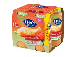 Imagen del producto Hero Baby tarritos de arroz con pollo 4x235g