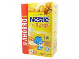 Imagen del producto Nestlé papilla 8 cereales con miel y bifidus 725g