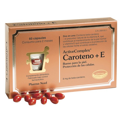 ACTIVE COMPLEX CAROTENO+E 60 CAPSULAS